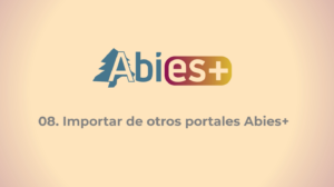 Importar de otros catálogos Abies+