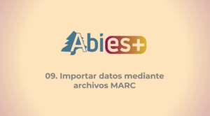 Importar mediante datos MARC