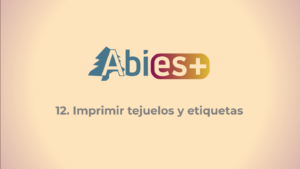 Imprimir tejuelos y etiquetas